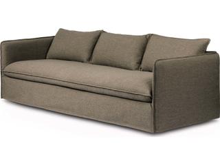 Andre 96-Inch Outdoor Sofa in Alessi Fawn