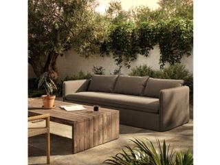 Four Hands Outdoor Andre Sofa 96" Alessi Fawn