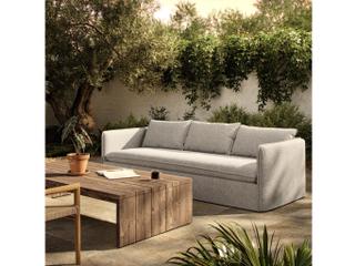 Four Hands Outdoor Andre Sofa 96" Alessi Slate