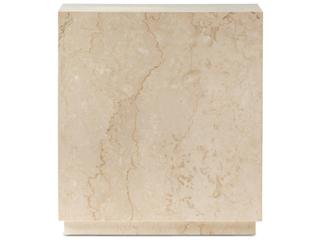 Four Hands Outdoor Oakland Square End Table Cream Marble
