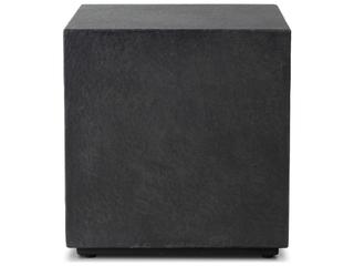 Four Hands Outdoor Chandler Huesca Distressed Graphite Concrete Square End Table