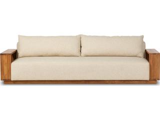 Four Hands Outdoor Branford Sofa 106" Ellor Beige