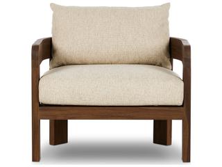 Four Hands Outdoor Pembrook Teak Cushion Lounge Chair