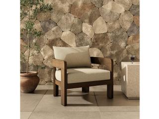 Four Hands Outdoor Pembrook Teak Cushion Lounge Chair