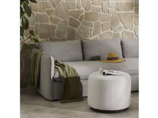 Four Hands Outdoor Sinclair Ottoman Bronze