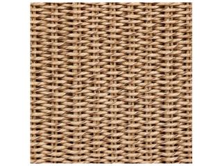 Four Hands Outdoor Grass Roots Cambrie Teak Wicker Cushion Sofa in Arashi Salt