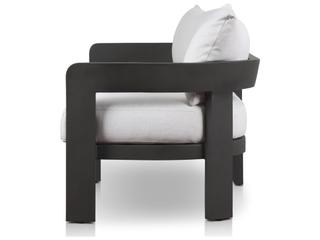 Four Hands Outdoor Jackson Metal Sofa 96" Alessi Linen