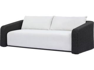 Four Hands Outdoor Westby Sofa Faux Black Hyacinth