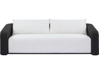 Four Hands Outdoor Westby Sofa Faux Black Hyacinth
