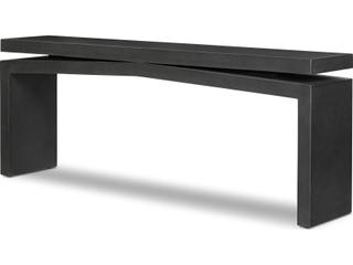 Four Hands Outdoor Matthes Console Table Charcoal Concrete