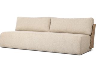 Four Hands Outdoor Sicilia Woven Sofa Concha Beige