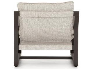 Four Hands Outdoor Solano Bronze Aluminum Lounge Chair with Faye Ash Cushion