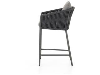 Four Hands Outdoor Solano Aluminum Cushion Counter Stool