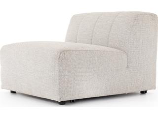Solano Faye Ash Cushion Armless Lounge Chair