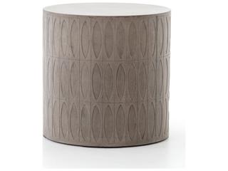 Four Hands Outdoor Colorado End Table Grey Concrete