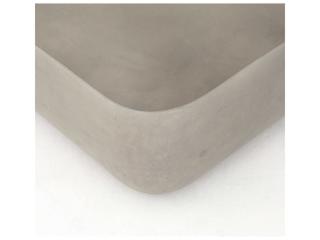 Four Hands Thayer Ivan Square Grey Concrete Coffee Table
