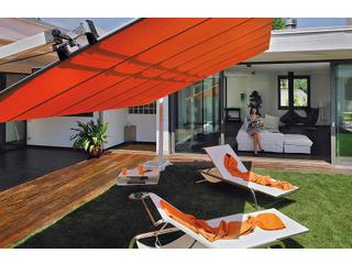 fim patio umbrellas Flexy Twin Aluminum 8' X 17' Rectangular Offset Umbrella so it throws out a wide area of shade FIM Umbrellas FIM Flexy 10