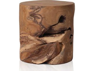 Four Hands Duvall Aged Natural Teak Accent Stool