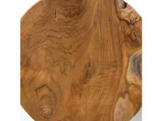 Four Hands Duvall Aged Natural Teak Accent Stool