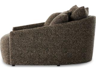 Four Hands Atelier Chloe Brown Fabric Chair and a Half
