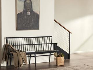 Four Hands Belfast Aspen Black Oak  Large Bench