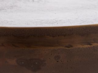 Four Hands Marlow Cruz Round Metal Antique Rust End Table