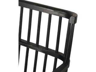 Four Hands Keston Aspen Matte Black  Bench