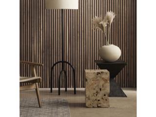 Four Hands Palu Faydon Square Stone Romano Fosse Travertine End Table