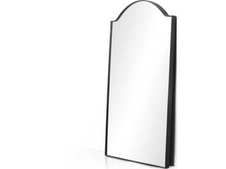Asher Jacques Gunmetal Floor Mirror Large Modern Curvature