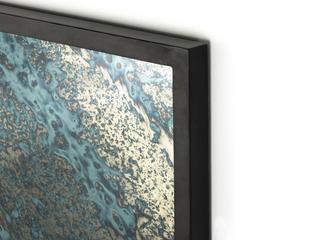 Luxecor Globetrotter Acid Iron Matte Black Rectangular Wash Mirror