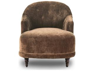 Four Hands Centrale Altair Mushroom Brown Velvet Upholstered Chaise