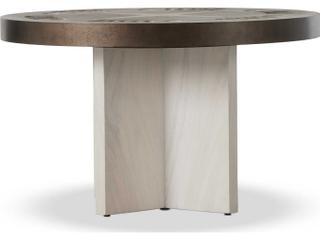 Four Hands Wesson Poker Ivory Table