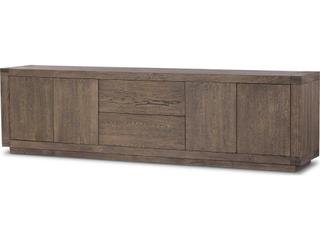 Four Hands Bennett 94" Oak Wood Worn Veneer Media Console