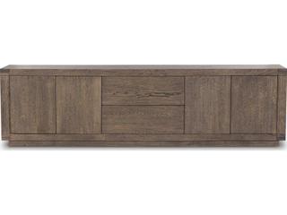 Four Hands Bennett 94" Oak Wood Worn Veneer Media Console