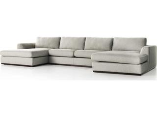 Four Hands Centrale Gray Upholstered Sectional Sofa