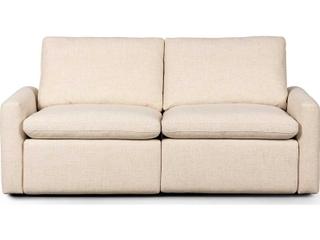 Four Hands Norwood Tillery Power Recliner 2 - Piece Wide Cream Upholstered Loveseat