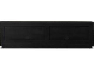 Four Hands Wesson Abaso 94" Hardwood Black Ebony Rustic Wormwood Oak Media Console