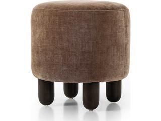 Four Hands Kensington Zena Beige Upholstered Ottoman