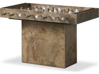 Four Hands Outdoor Foosball Table Oxidized Aluminum