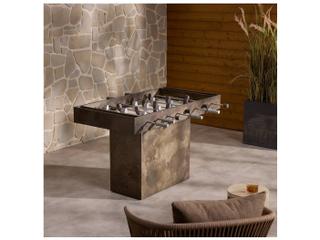 Four Hands Outdoor Foosball Table Oxidized Aluminum