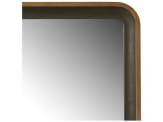 Four Hands Callahan Amber Sungkai Solid Floor Mirror Rectangular