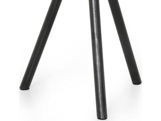 Four Hands Hughes Corin Round Powder Black Bluestone End Table