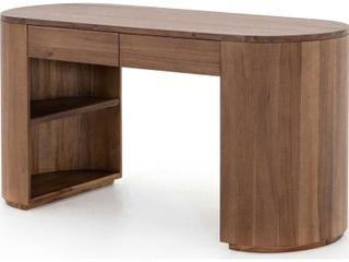 Four Hands Filmore Pilar Caramel Brown Veneer Acacia Wood Computer Desk