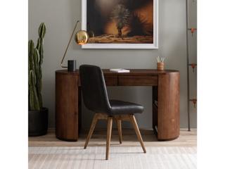 Four Hands Filmore Pilar Caramel Brown Veneer Acacia Wood Computer Desk
