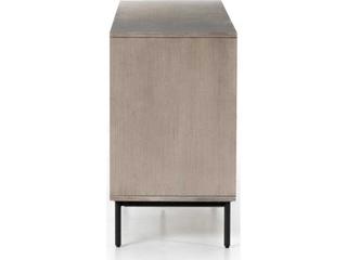 Four Hands Patten Carly 6-Drawers Gray Acacia Wood Double Dresser