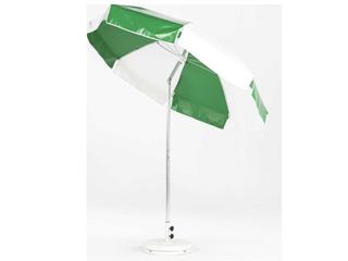 Frankford Quick Ship Laurel Steel Silver Anodized 7.5 Foot Octagon Crank Tilt Outdoor Umbrella