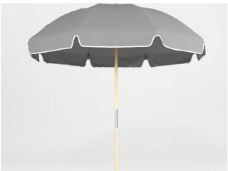 Frankford Emerald Custom Beach Ash Wood 7.5 Foot Octagon Manual Lift Outdoor Patio Umbrella
