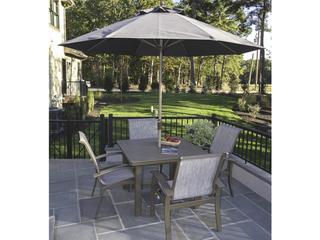 Frankford Quick Ship Monterey Market Fiberglass 9 Foot Octagon Crank Auto Tilt Outdoor Umbrella