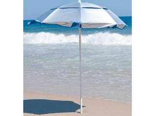 6 white patio umbrella Punchau Ft Outdoor - Market Umbrella, Easy Use it for any occasion 6 ft. Matted White Aluminum
