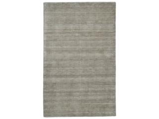 Luna 2' x 3' Handwoven Wool Area Rug in Light Gray